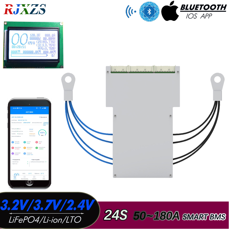 Smart Bms 24S 200A Bluetooth Lifepo4 - 8S to 20S 22S 24S สมาร์ท