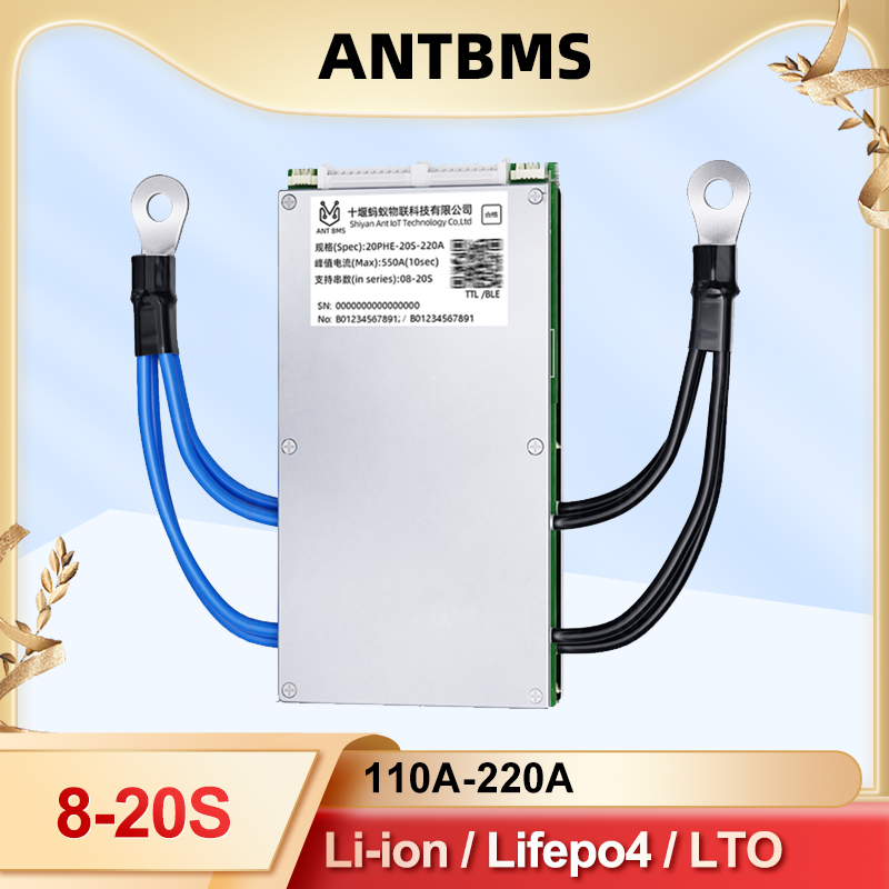 Smart Bms 24S 200A Bluetooth Lifepo4 - ระบบจัดการแบตเตอรี่อัจฉริยะ ANT Smart BMS 8S-20S พร้อม