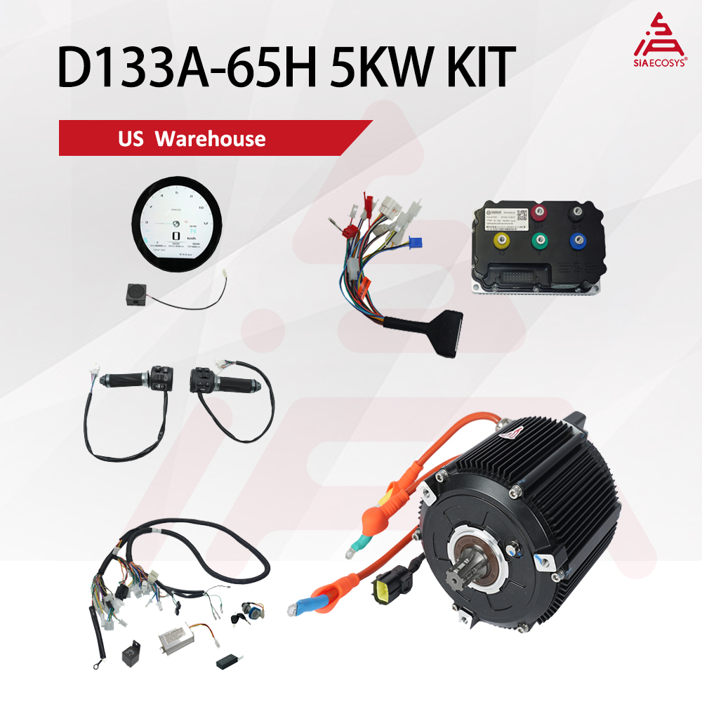 Mid Drive Motor Kit 72V 5000W - ชุดมอเตอร์ไฟฟ้าสำหรับมอเตอร์ไซค์ SIAECOSYS 5000W รุ่น D133A-65H 72V