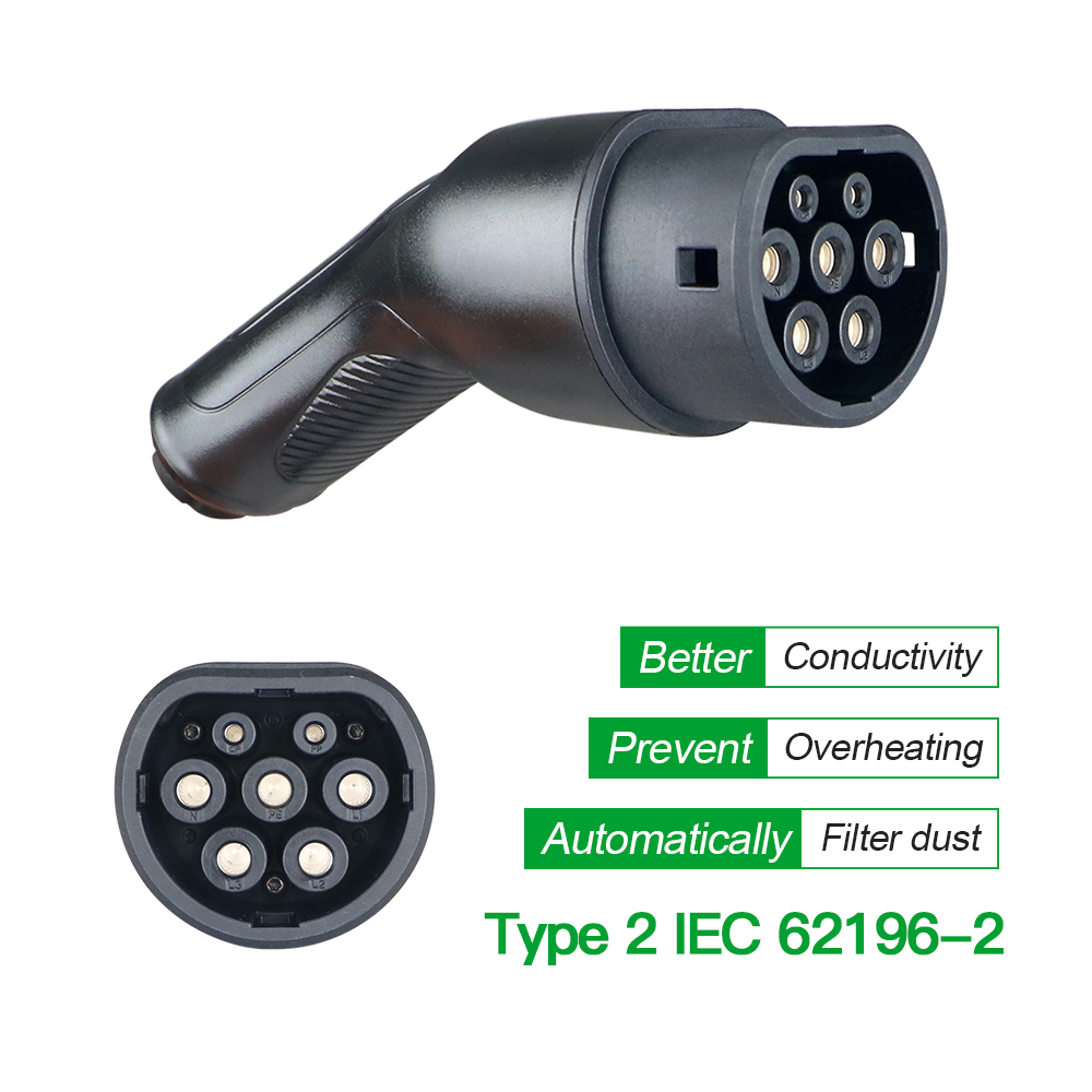 สายชาร์จ EV 22Kw 3เฟสแบบ2หัวชา - Ev Charger Type 2 22Kw 32A 3 Phase บทวิจารณ์และราคา